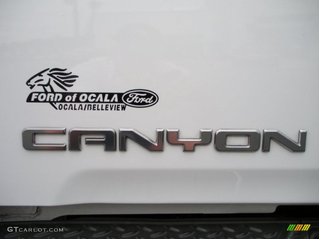 2006 Canyon SLT Crew Cab - Olympic White / Light Tan photo #9