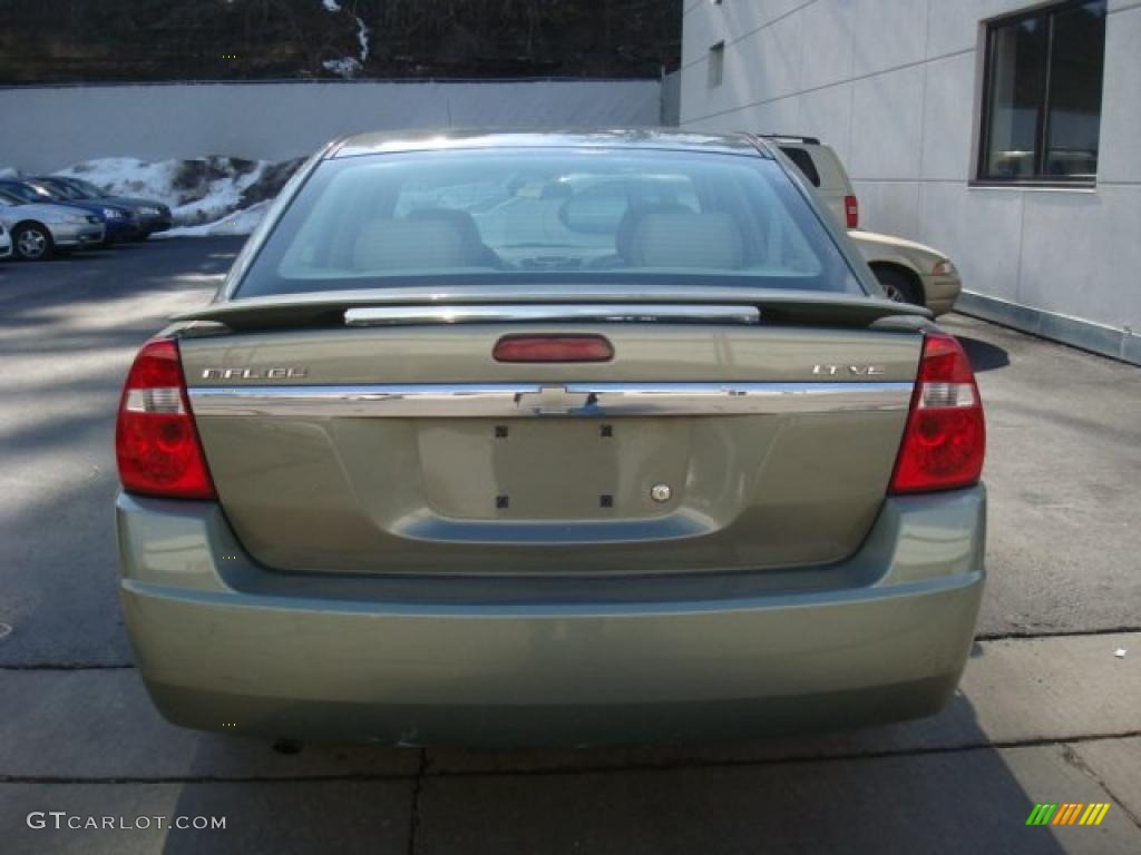 2005 Malibu LT V6 Sedan - Silver Green Metallic / Neutral Beige photo #3