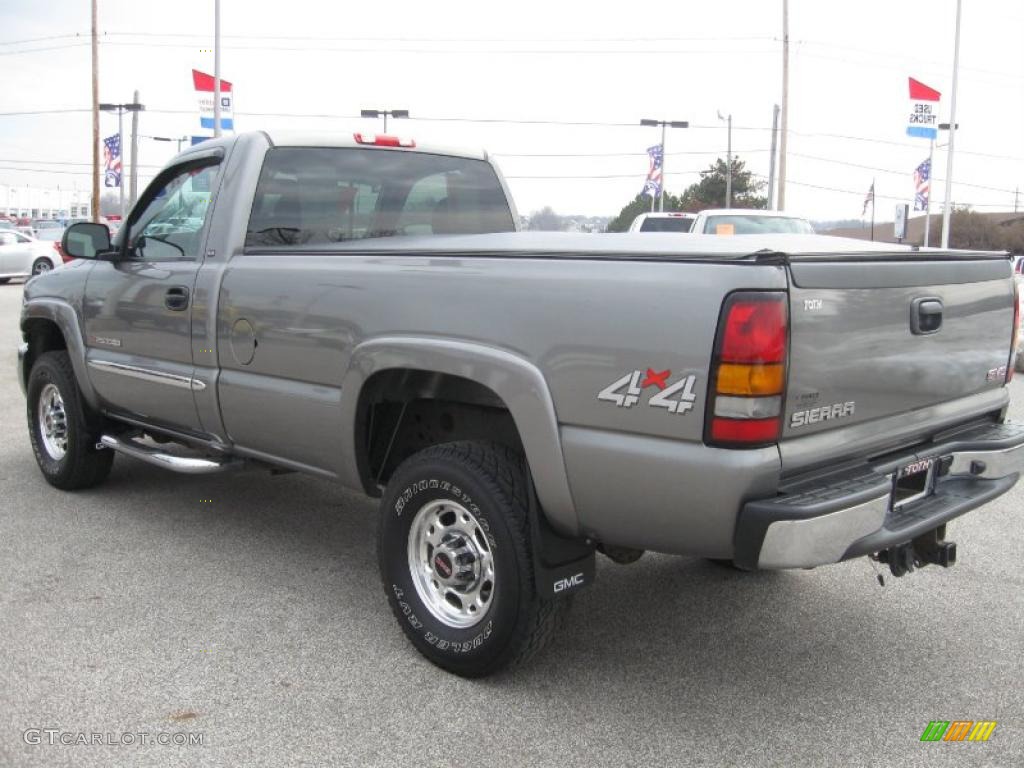 2006 Sierra 2500HD SL Regular Cab - Stealth Gray Metallic / Dark Pewter photo #4