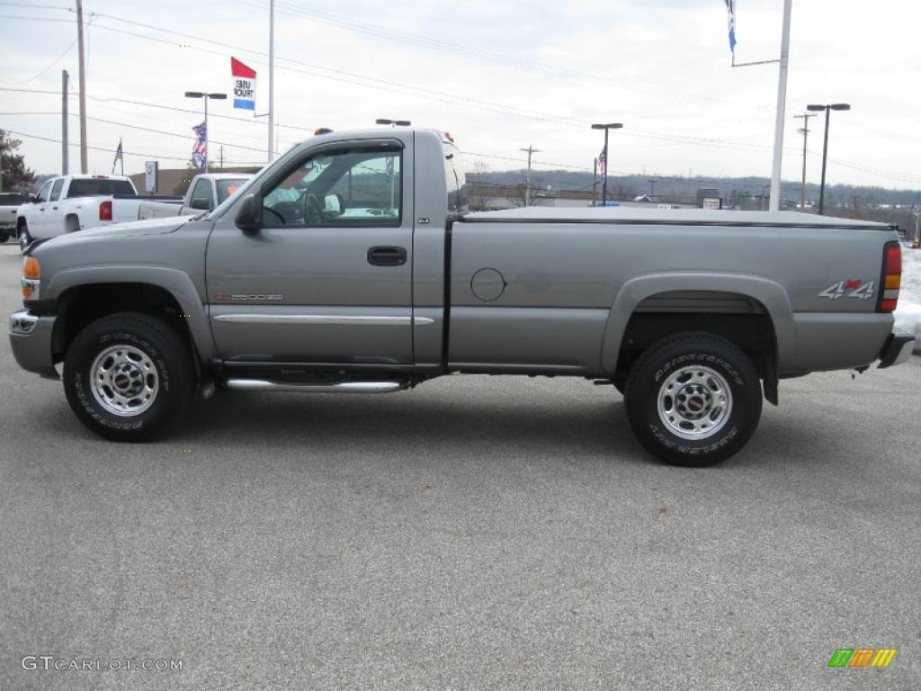 2006 Sierra 2500HD SL Regular Cab - Stealth Gray Metallic / Dark Pewter photo #5