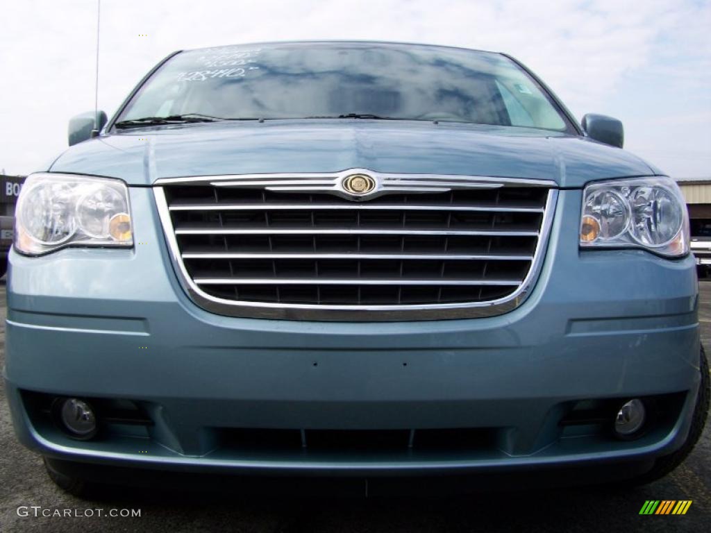 2010 Town & Country Touring - Clearwater Blue Pearl / Medium Slate Gray/Light Shale photo #2