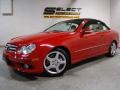 2008 Mars Red Mercedes-Benz CLK 350 Cabriolet  photo #1