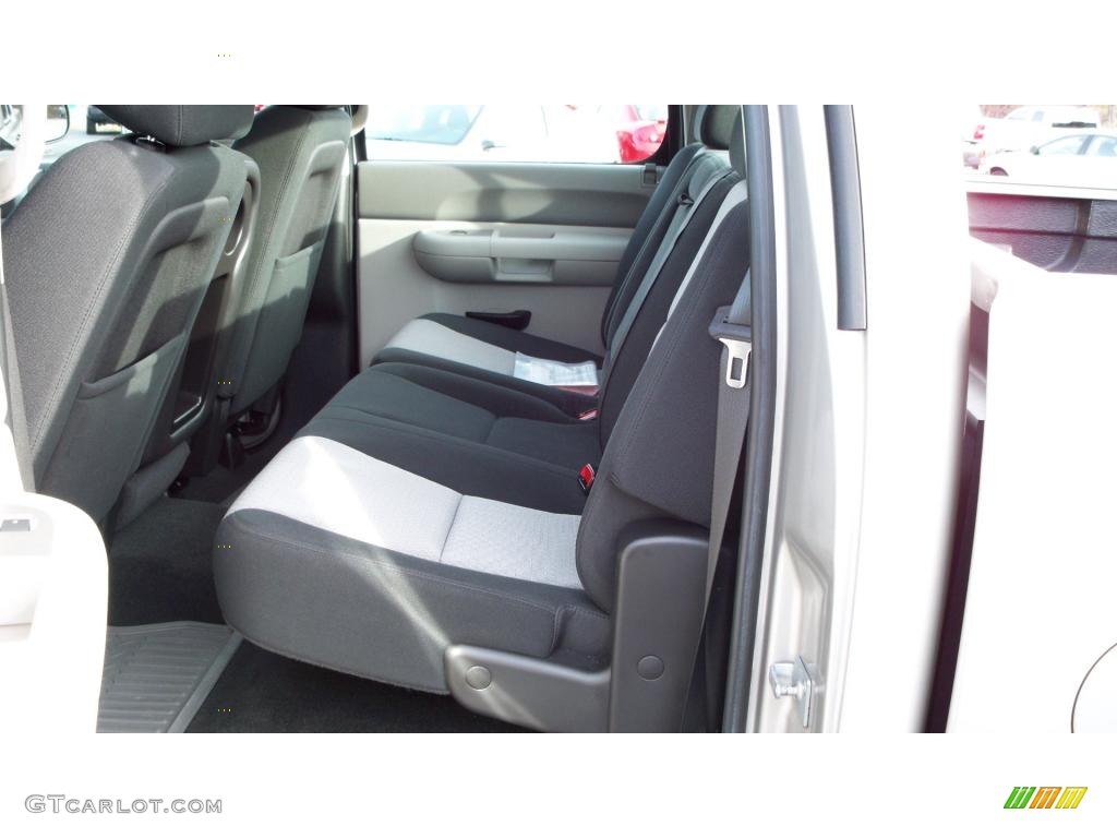 2008 Sierra 1500 Crew Cab 4x4 - Silver Birch Metallic / Dark Titanium photo #3