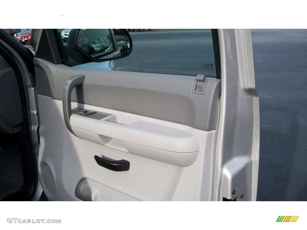 2008 Sierra 1500 Crew Cab 4x4 - Silver Birch Metallic / Dark Titanium photo #6