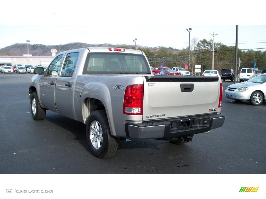 2008 Sierra 1500 Crew Cab 4x4 - Silver Birch Metallic / Dark Titanium photo #16