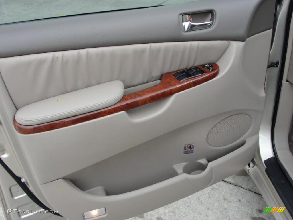 2005 Sienna XLE Limited - Desert Sand Mica / Taupe photo #38