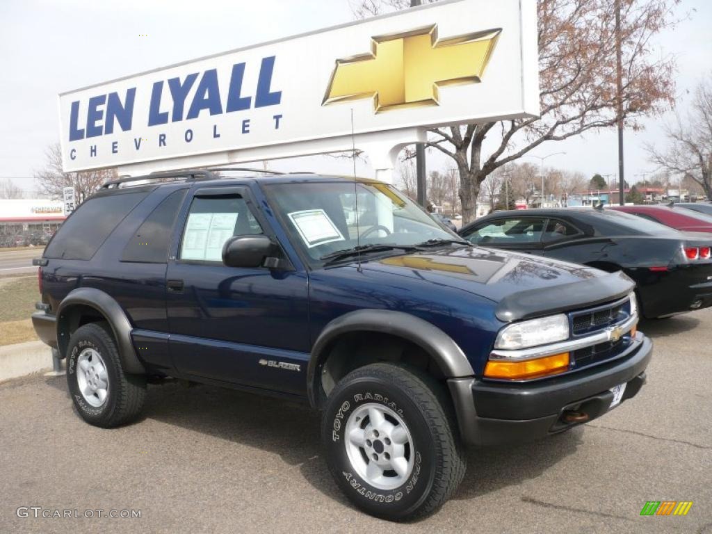 1999 Blazer LS 4x4 - Indigo Blue Metallic / Graphite photo #1