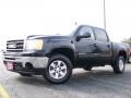 2010 Onyx Black GMC Sierra 1500 SLE Crew Cab 4x4  photo #5