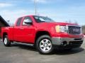 2010 Fire Red GMC Sierra 1500 SLE Extended Cab 4x4  photo #1