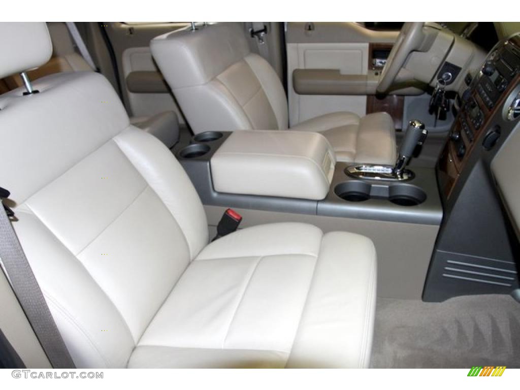 2004 F150 Lariat SuperCrew 4x4 - Oxford White / Tan photo #38