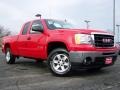 2010 Fire Red GMC Sierra 1500 SLE Extended Cab 4x4  photo #1