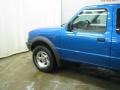 2000 Bright Atlantic Blue Metallic Ford Ranger XLT SuperCab 4x4  photo #2