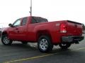 2010 Fire Red GMC Sierra 1500 SLE Extended Cab 4x4  photo #4