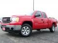 2010 Fire Red GMC Sierra 1500 SLE Extended Cab 4x4  photo #5