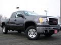 Steel Gray Metallic 2010 GMC Sierra 2500HD SLE Extended Cab 4x4