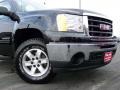 2010 Onyx Black GMC Sierra 1500 SLE Extended Cab 4x4  photo #2