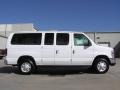 2008 Oxford White Ford E Series Van E350 Super Duty XLT Passenger  photo #6