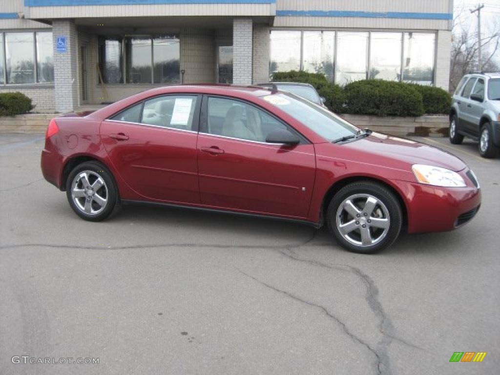 2008 G6 GT Sedan - Performance Red Metallic / Light Taupe photo #1