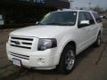 2009 White Platinum Tri-Coat Metallic Ford Expedition EL Limited 4x4  photo #11