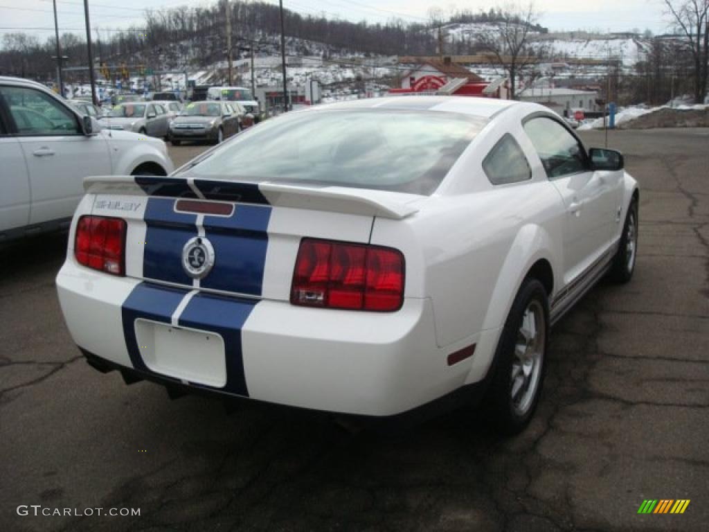 2007 Mustang Shelby GT500 Coupe - Performance White / Black Leather photo #4