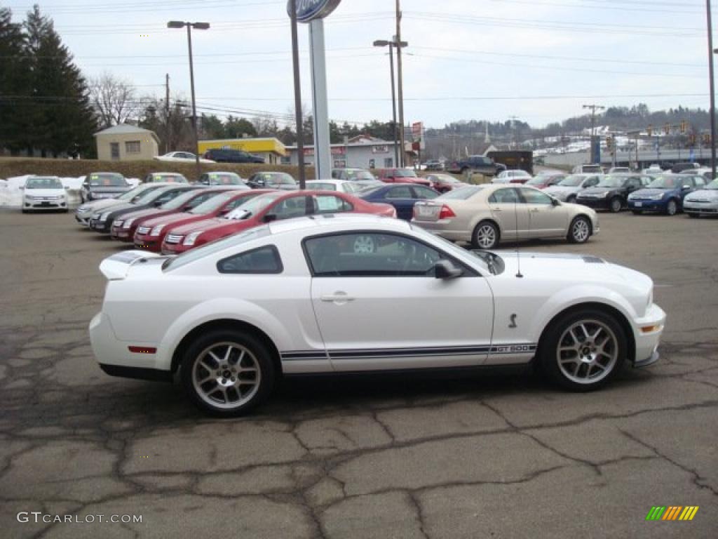 2007 Mustang Shelby GT500 Coupe - Performance White / Black Leather photo #5