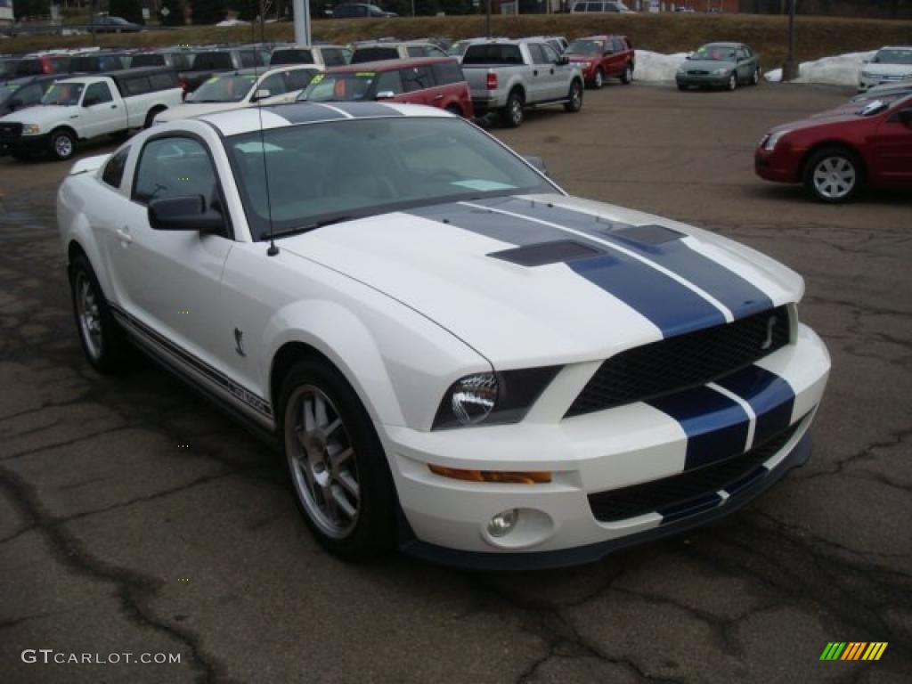 2007 Mustang Shelby GT500 Coupe - Performance White / Black Leather photo #6