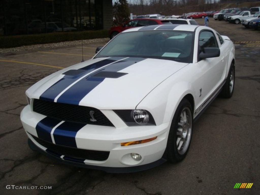 2007 Mustang Shelby GT500 Coupe - Performance White / Black Leather photo #11