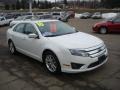2010 White Suede Ford Fusion SEL V6  photo #6