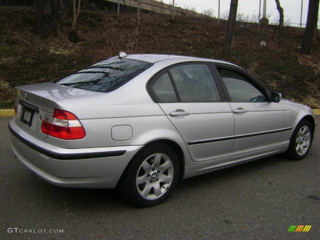 2004 3 Series 325xi Sedan - Titanium Silver Metallic / Black photo #7