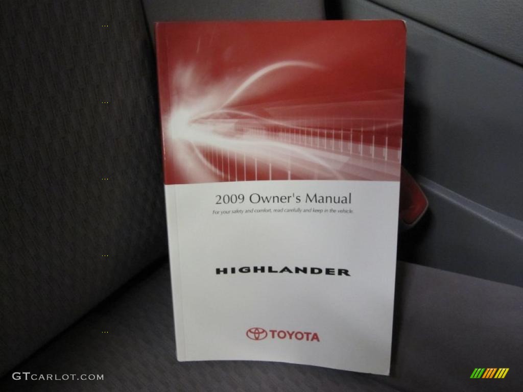 2009 Highlander V6 4WD - Black / Ash photo #10