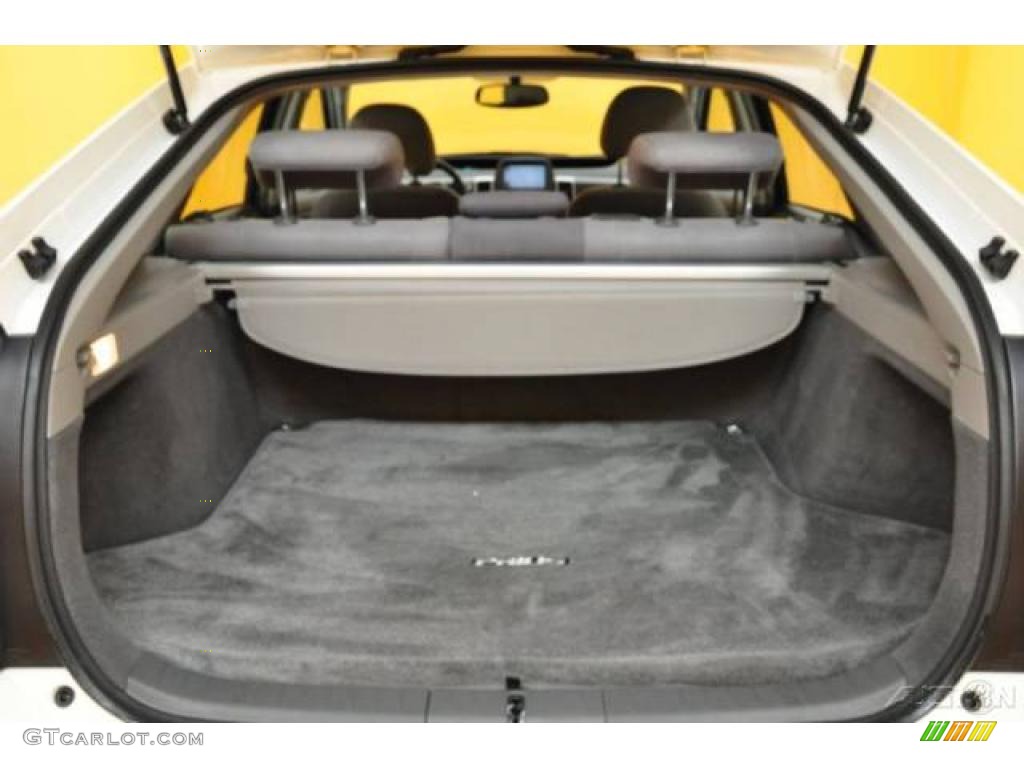 2005 Prius Hybrid - Super White / Gray/Burgundy photo #14