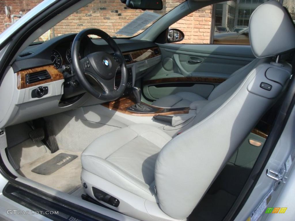 2007 3 Series 328xi Coupe - Titanium Silver Metallic / Grey photo #9