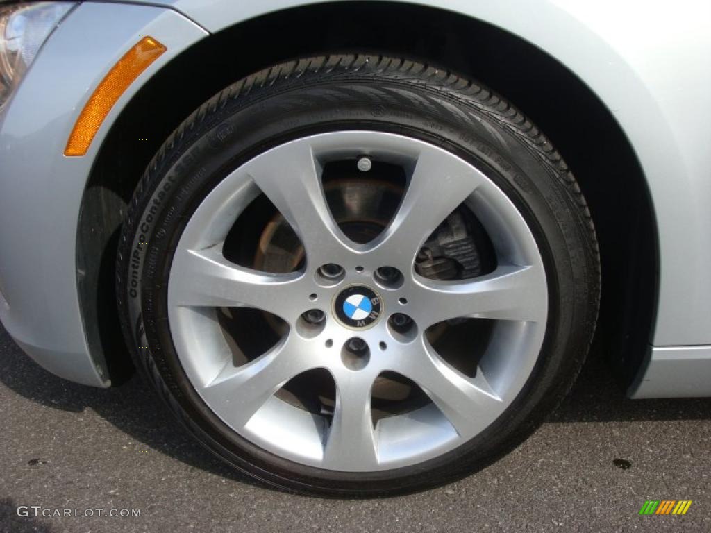 2007 3 Series 328xi Coupe - Titanium Silver Metallic / Grey photo #10