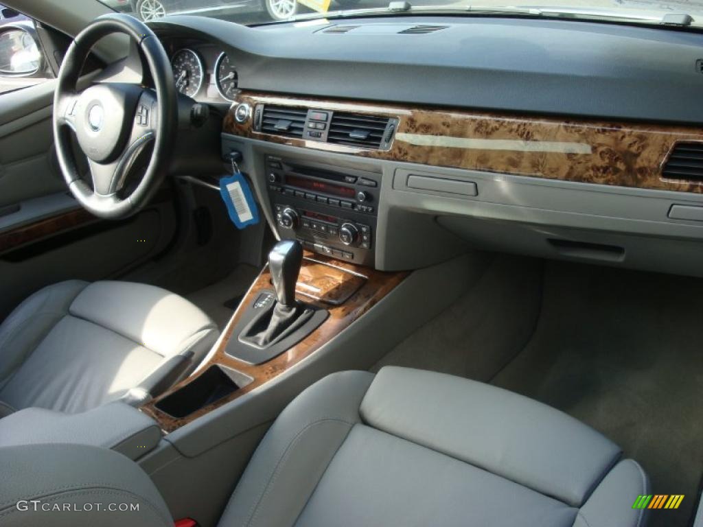 2007 3 Series 328xi Coupe - Titanium Silver Metallic / Grey photo #11