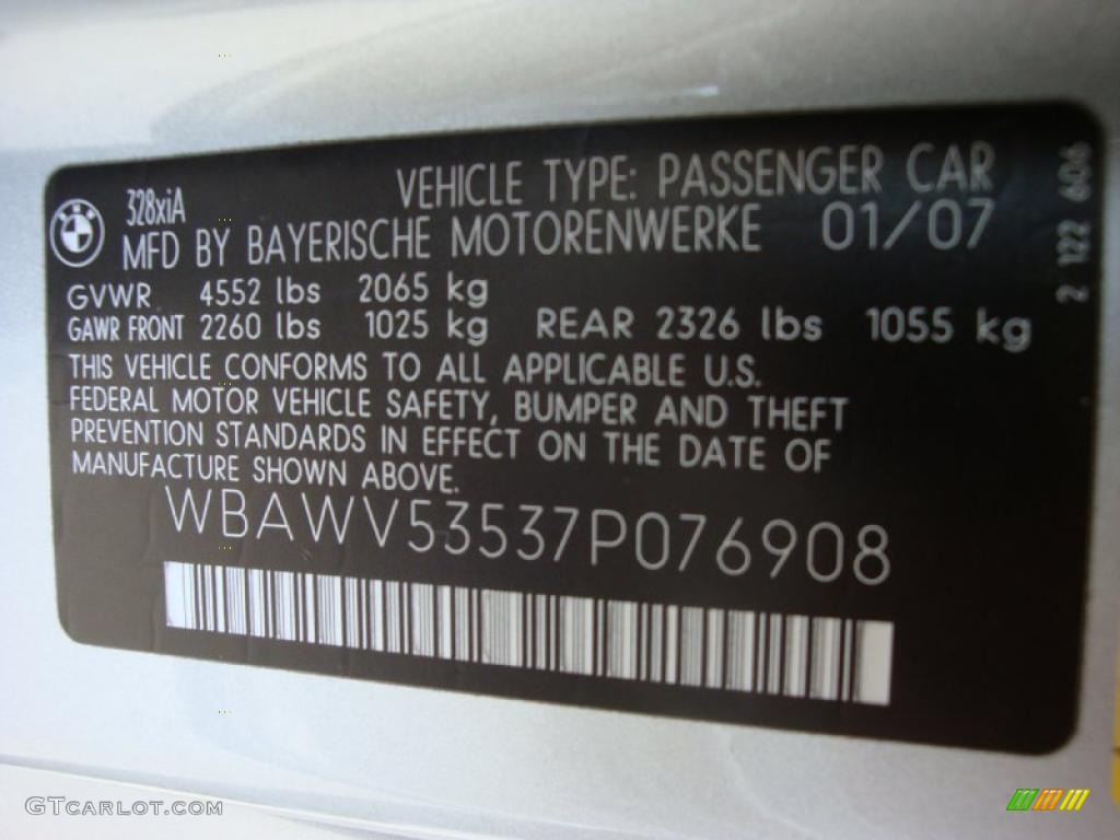 2007 3 Series 328xi Coupe - Titanium Silver Metallic / Grey photo #15