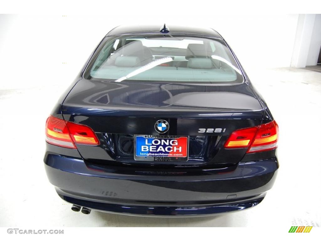 2007 3 Series 328i Coupe - Monaco Blue Metallic / Grey photo #7
