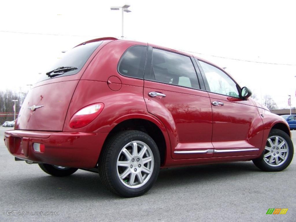 2010 PT Cruiser Classic - Inferno Red Crystal Pearl / Pastel Slate Gray photo #7