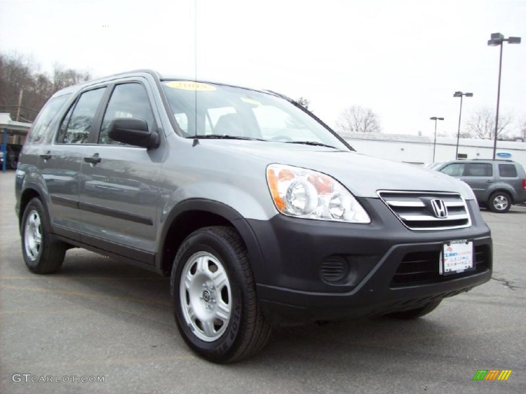 2005 CR-V LX 4WD - Silver Moss Metallic / Black photo #1