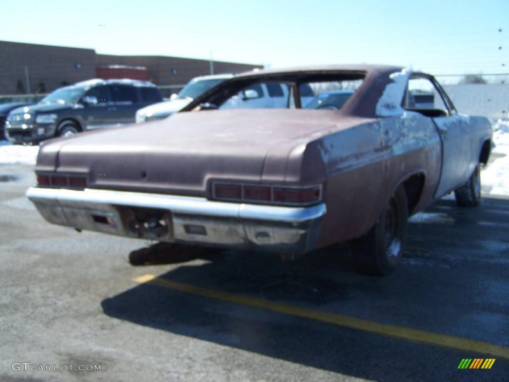 1966 Impala 2 Door Hardtop - Primer / Black photo #4
