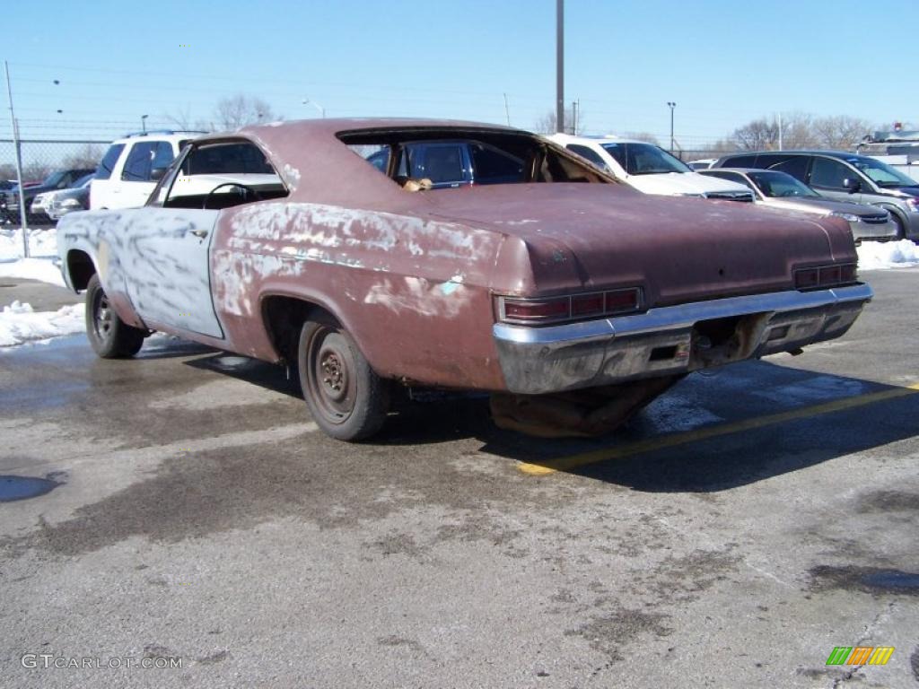1966 Impala 2 Door Hardtop - Primer / Black photo #6