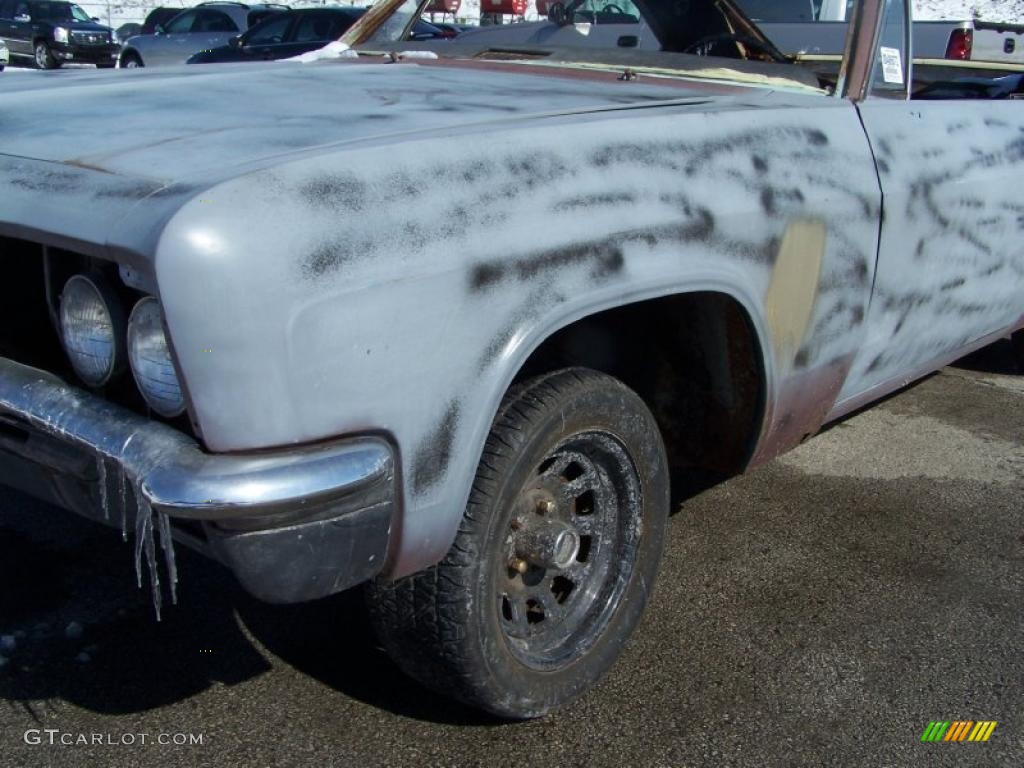 1966 Impala 2 Door Hardtop - Primer / Black photo #9