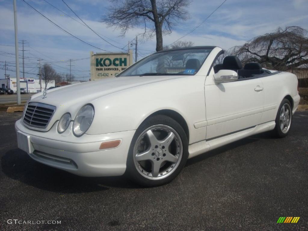 2002 CLK 55 AMG Cabriolet - Alabaster White / Charcoal photo #1