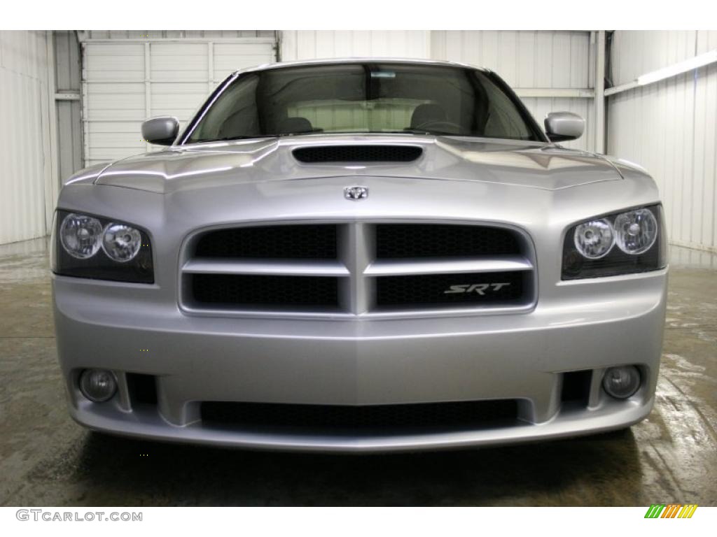 2007 Charger SRT-8 - Bright Silver Metallic / Dark Slate Gray/Light Slate Gray photo #3