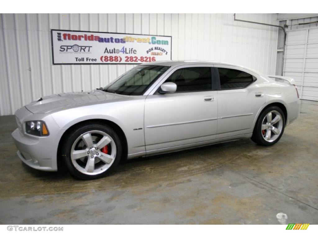 2007 Charger SRT-8 - Bright Silver Metallic / Dark Slate Gray/Light Slate Gray photo #8