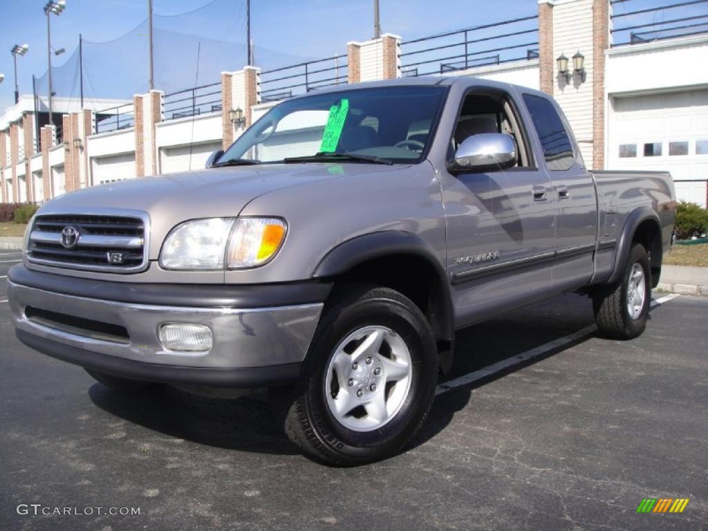 2002 Tundra SR5 TRD Access Cab 4x4 - Silver Sky Metallic / Oak photo #1