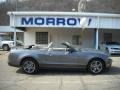 2010 Sterling Grey Metallic Ford Mustang V6 Premium Convertible  photo #1