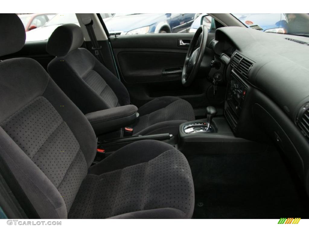 1999 Passat GLS Sedan - Elegance Green Metallic / Black photo #16