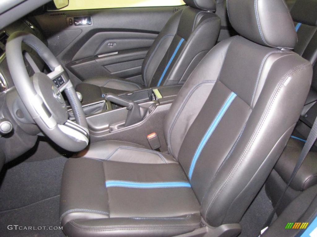 2010 Mustang GT Premium Coupe - Grabber Blue / Charcoal Black photo #10