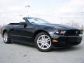 2010 Black Ford Mustang V6 Convertible  photo #9