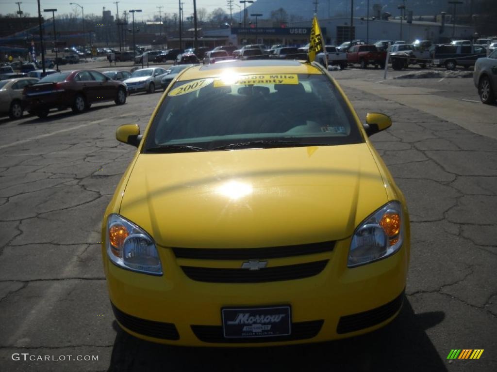 2007 Cobalt LT Coupe - Rally Yellow / Gray photo #16